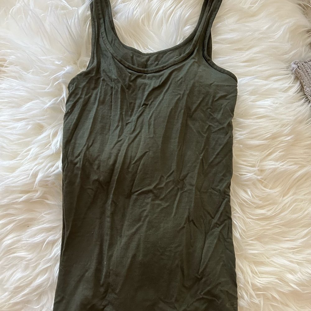 Icebreaker Forest Green Women's Tank Top
